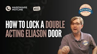 How to Lock a Double Acting Eliason Door – Conversation & Tips