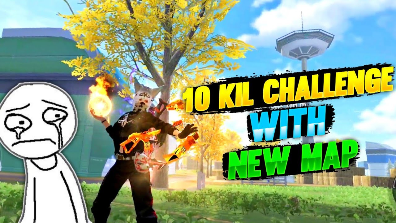 10 KILL CHALLENGE WITH NEW MAP👿 | FREEFIRE🔥🔥 - YouTube