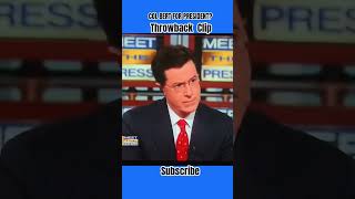 Remember When Stephen Colbert Ran for President?