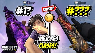 TOP 10 MEJORES CLASES Y ARMAS FUERA DEL META PARA REVENTAR EN RANKED DE COD MOBILE! NUEVA TEMPORADA