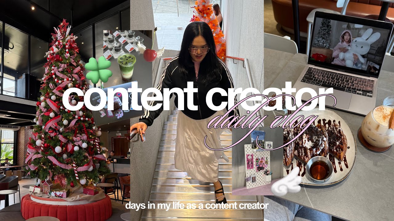 продуктивный рабочий видеоблог 💬 создатель контента, съемка, монтаж, эстетичные кафе, ежедневный ...