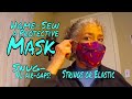 ♥ How to sew a  3D  MEDICAL FACE MASK //string ties/elastic/nose wire/pocket! & Pattern Link below!
