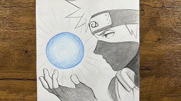 How to Draw Kakashi Using Rasengan | Easy Step-by-Step Anime Tutorial