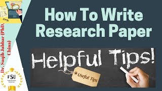 How to Write Research Paper|Useful Tips|Urdu/Hindi screenshot 5