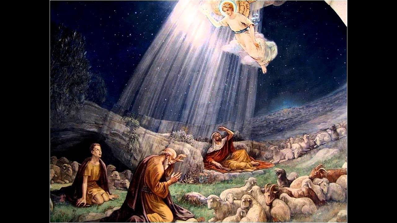 Он закричал пастухам чтобы они скорее. Возвещение пастухам о рождении Иисуса Христа. Ангелы возвещают пастухам о рождении Иисуса Христа. Вифлеемская звезда рождение Иисуса Христа. Явление ангела Вифлеемским пастухам.