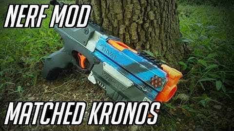 [NERF MOD] MATCHED KRONOS PISTOL!!!
