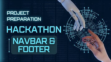 How to make navbar and footer in nextjs using tailwind css | Hackathon project