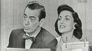 What's My Line?  Eddie & Marilyn Cantor; Martin Gabel [panel] (Jun 2, 1957)