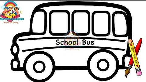 How to Draw a Bus Step by Step | Easy Drawing for Kids 🚌