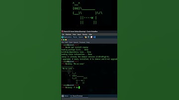 Discover Linux fun with the cowsay command! 🐮💻 #linux  #cowsay #techfun #commandline