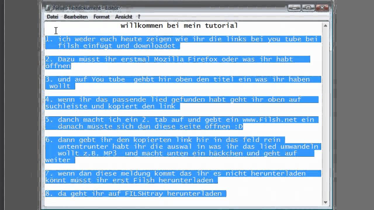 Filsh Tutoriel - YouTube