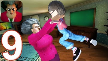 Scary Teacher 3D - Gameplay Walkthrough Part 9 Miss T Is A Zombie Mod New Levels (Android, iOS)