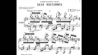 Aleksandr Mosolov - 2 Nocturnes Op. 15 (VIDEO REVIVAL)