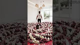 Blooming Bed Transformation 🌸✨ | Most Satisfying Setup Ever #epoxyfloor #shorts