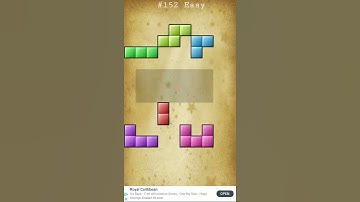 Block  puzzle easy level 152  walkthrough