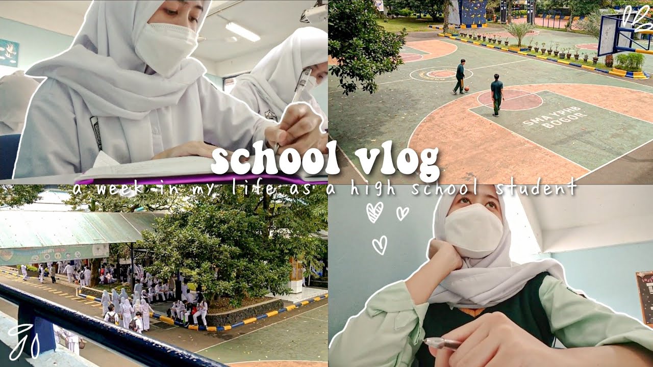 school vlog first week of offline school in 2022 Indonesia YouTube