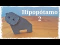 Paper Hippopotamus 2 Origami