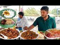 Cheapest RoadSide Unlimited Meals | Indian Street Food | #Meals #Vegmeals #NonVegMeals