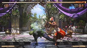 Mortal Kombat 1 Reptile stryker Invisibility Pressure setup