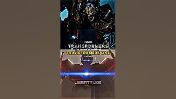 Transformers vs Transformers One (in terms of writing)