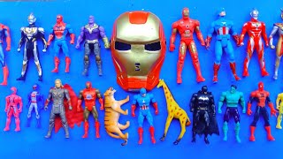SUPERHERO AVENGERS ~ monster, spider man, iron man, ultraman, hulk, thanos, thor, power rangers