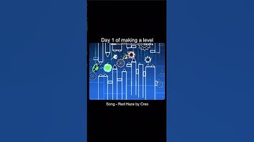 Day 1 of making a level #geometrydash #gd