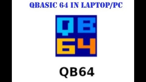 How to download qbasic 64 in laptop/pc.