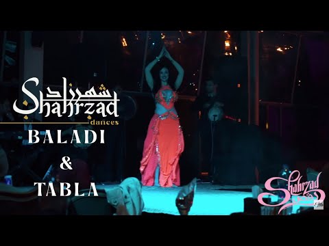 Shahrzad performing baladi and tabla live show | Shahrzad Belly Dance