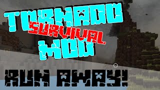 Minecraft Tornado Survival #7 - Run away!