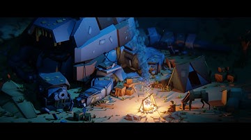 Cubic World scene with Blender 3.0