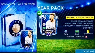 WE PACKED EXCLUSIVE TOTY MASTER NEYMAR ! 96 OVR! Greatest TOTY Pack Opening/Gameplay Fifa mobile 19