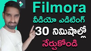 Filmora Full Tutorial in Telugu for Beginners (తెలుగు) Learn Video Editing Training Tutorial 2020 screenshot 3