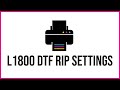 Acrorip Settings For Epson L1800 DTF Printer Tutorial And Explanation