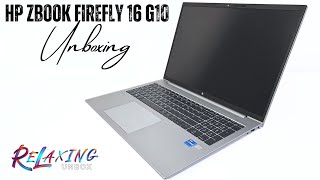 HP ZBook Firefly 16 G10 Unboxing | Intel Core i7 1355U/16GB/512GB/4GB RTXA500