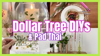 DOLLAR TREE DIY CANDLE DECOR IDEAS FOR SPRING &amp; SUMMER // YUMMY THAI LUNCH RECIPE