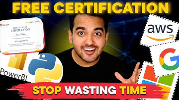 Microsoft & Google Free Data Analyst Certification Courses for Students & Graduates in 2025