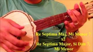 Video thumbnail of "Como Tocar Vihuela "Cielito Lindo Huasteco""