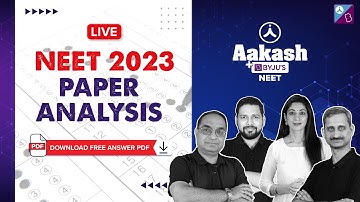 NEET 2023 Question Paper with Solutions Analysis | NEET Answer Key (PDF Download) | Trailer Promo