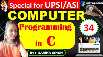 Target UP ASI 2021 | Computer Classes by Sarika Singh | Class- 34