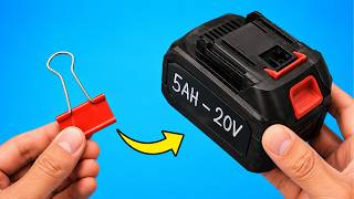 🔋 Don't Throw Away Your Old Drill Battery Yet — One Simple Trick Might Bring It Back!