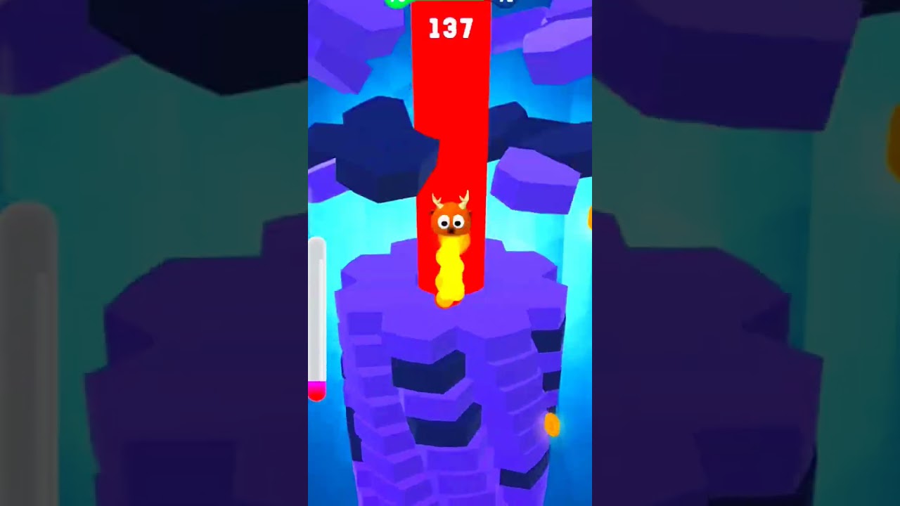 Drop Stack Ball Max Level Game  short video | Android IOS Walkthrough Mobile Gameplay | More Gaming