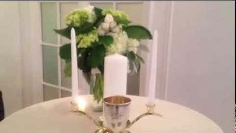 Wedding Ministers & Officiants of Atlanta Demonstrate “How to Use Unity Candle” in Marriage Ceremony