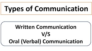 Written v/s Verbal Communication-Advantages/Disadvantages-Urdu/Hindi