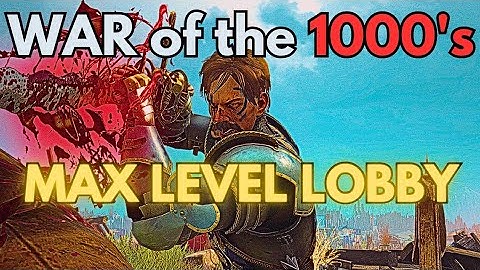 The Highest Level Chivalry 2 Lobby Ever Assembled | War of the 1000