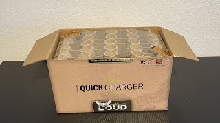Quick Charger : Katan Vuurwerk : 25 Shots : Crackling mine to crackling chrys
