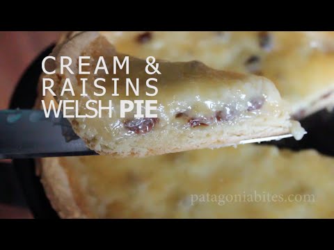 Cream n Raisins Welsh Pie
