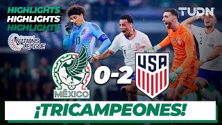 Highlights and goals | Mexico 0-2 United States | CONCACAF Nations League 2024 - Final | TUDN