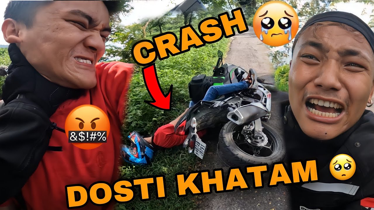 Prem crash my bike🤬 fight ho Gaya 🤬 Dosti Khatam 🥺@premrana5212 @rocklama