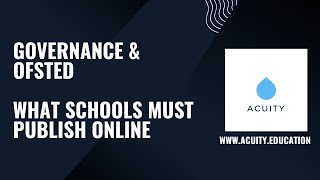 School Website Requirements 2025: Governance & Ofsted | What Schools Must Publish Online (Ep. 11)