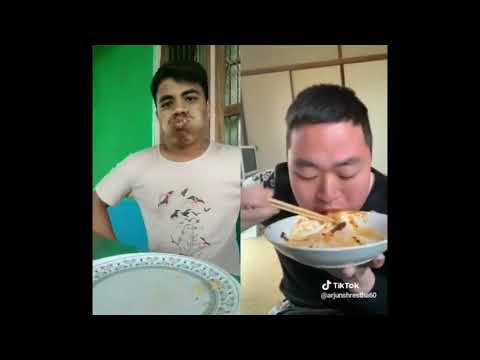 抖音中国吃货VS全世界，这操作真的太牛逼了